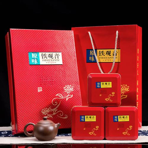 【品牌直营】新茶铁观音 一级浓香型安溪铁观音 乌龙茶礼盒茶叶批发价